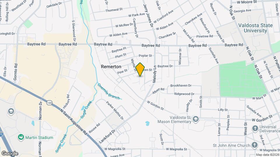 1528 Woodard St Map and Location Details