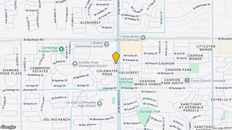 1417 S 115th Dr Map and Location Details