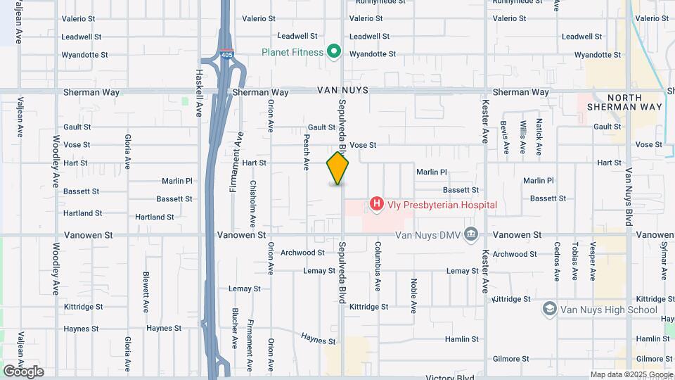 6919 Sepulveda Apartment Map and Location Details