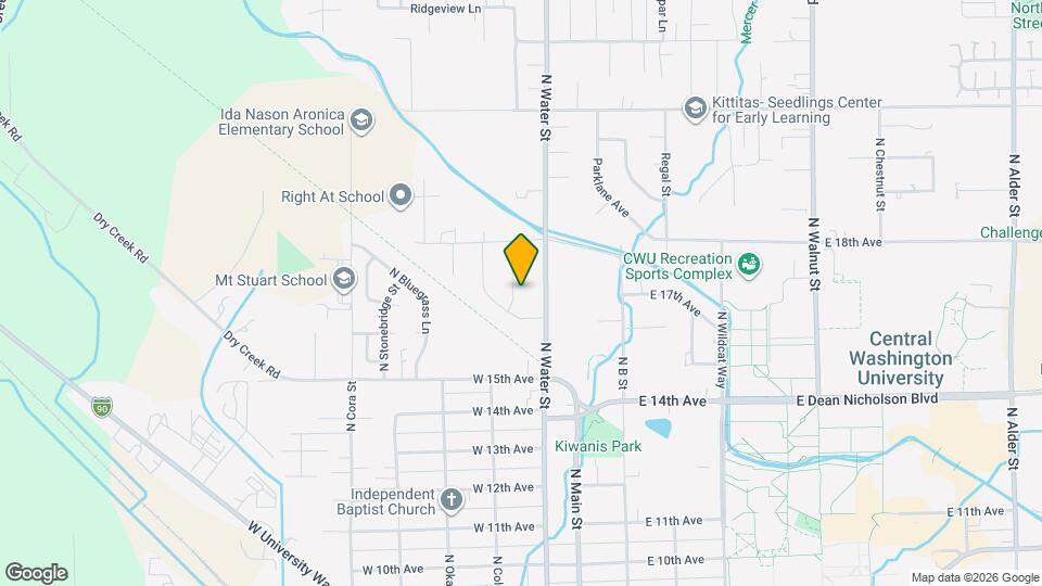 1700 N Iowa St Map and Location Details