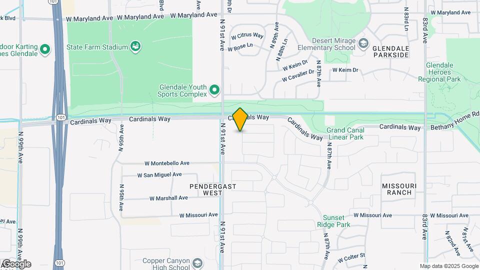 5920 N 90th Dr Map and Location Details