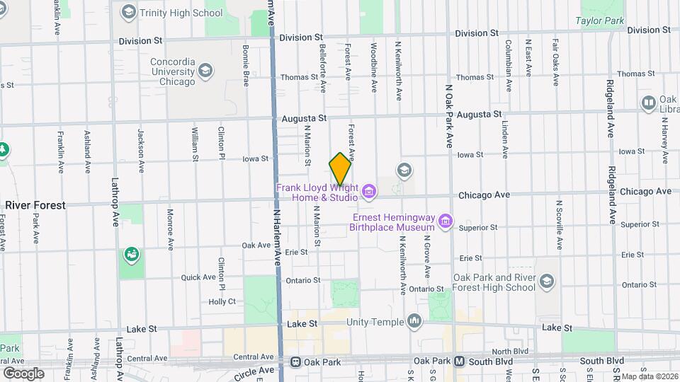 1018 Chicago Ave Mapa y Detalles de la Ubicación
