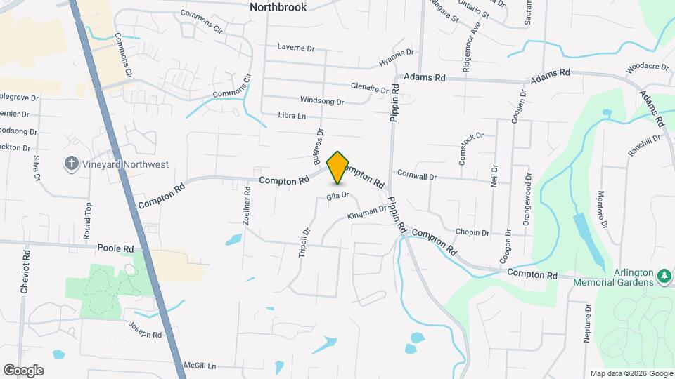 9196 Gila Dr Map and Location Details