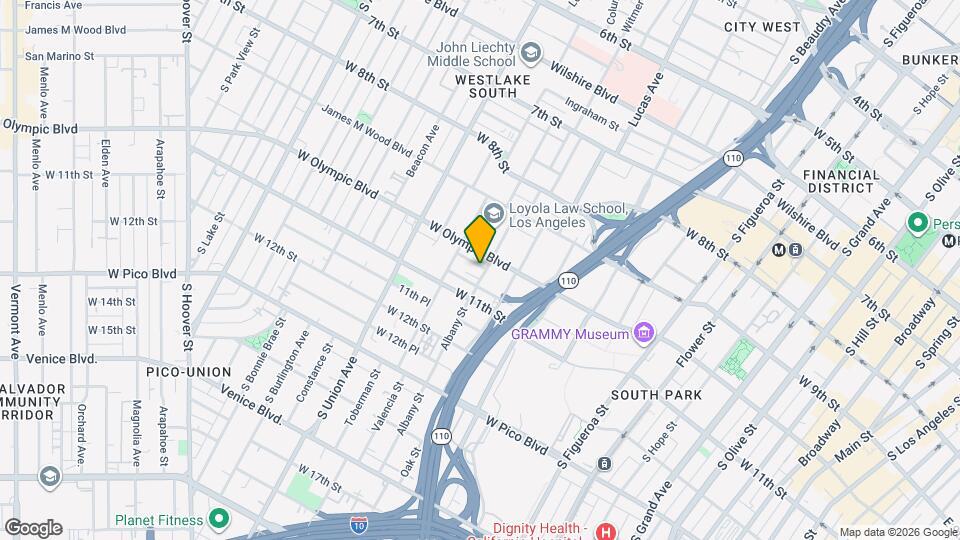 1019 Albany St Map and Location Details