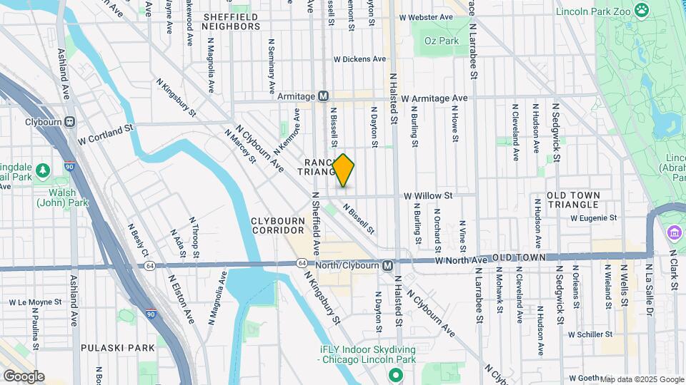 916 W Willow St Mapa y Detalles de la Ubicación