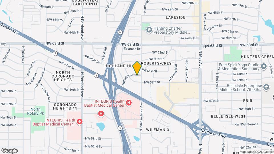 3308 NW 60th St Map and Location Details