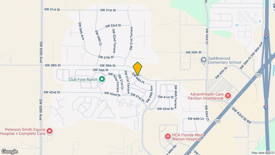5075 SW 40th Pl Map and Location Details