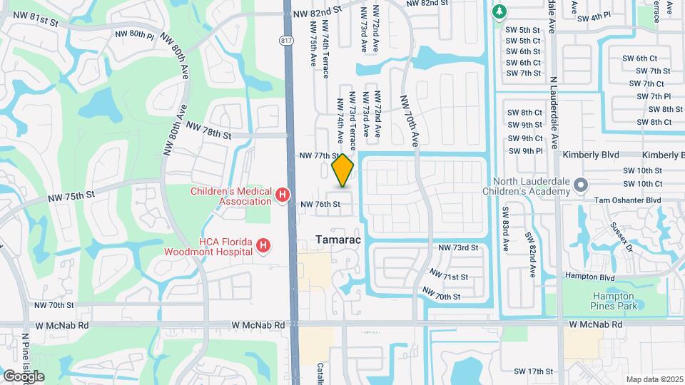 7397 NW 76th Ct Map and Location Details