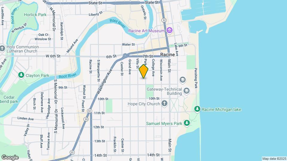 834 Park Ave-Unit -Unit 1 Map and Location Details
