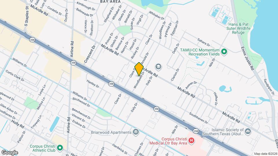 1339 Woodlawn Dr Mapa y Detalles de la Ubicación