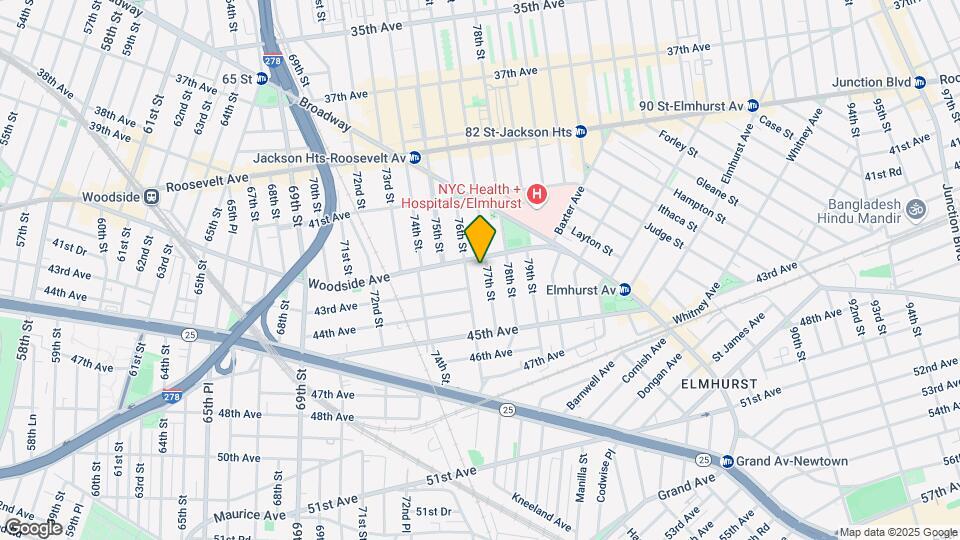 42-12 77th St Map and Location Details