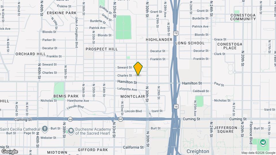 1417 N 31st St Map and Location Details
