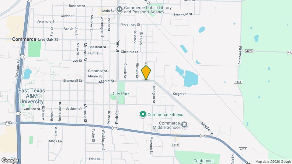 705 Maple St Map and Location Details