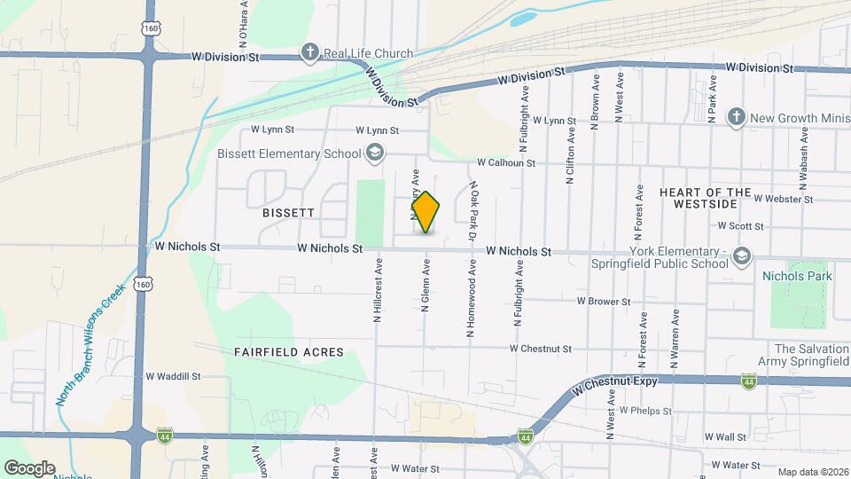 2902 W Scott St Map and Location Details