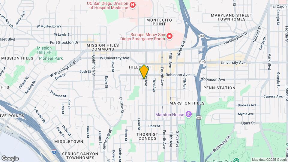 3760 1st Ave Map and Location Details