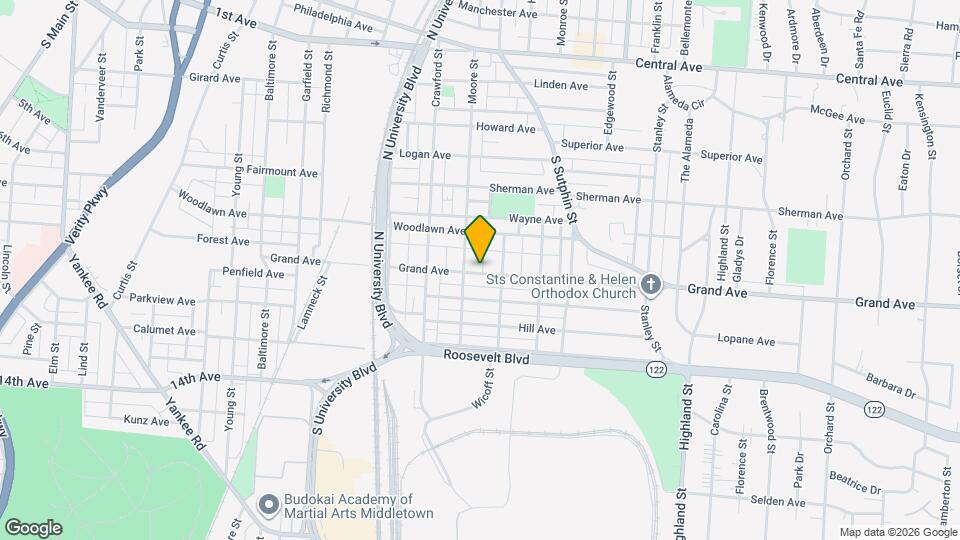 2009 Grand Ave Map and Location Details