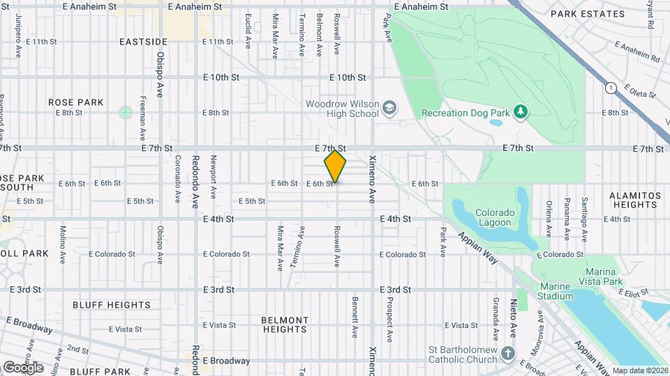 531 Roswell Ave Map and Location Details