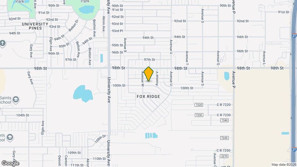 2214 100th St Map and Location Details