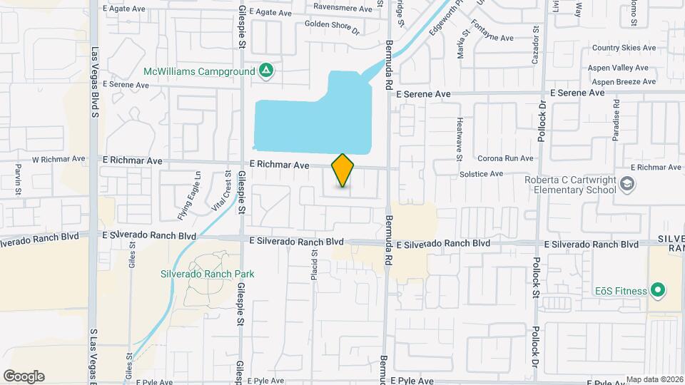 340 Silverado Pines Ave Map and Location Details