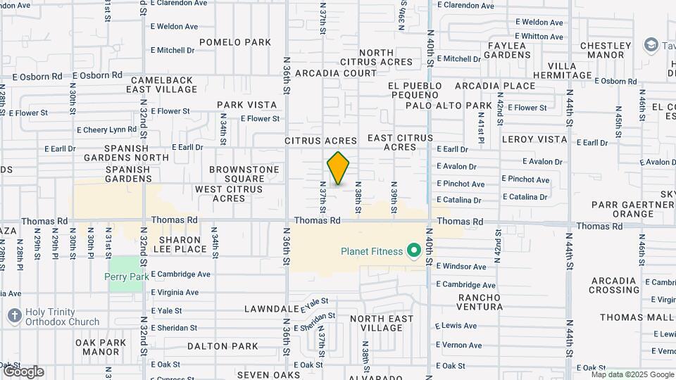 3737 E Catalina Dr Map and Location Details