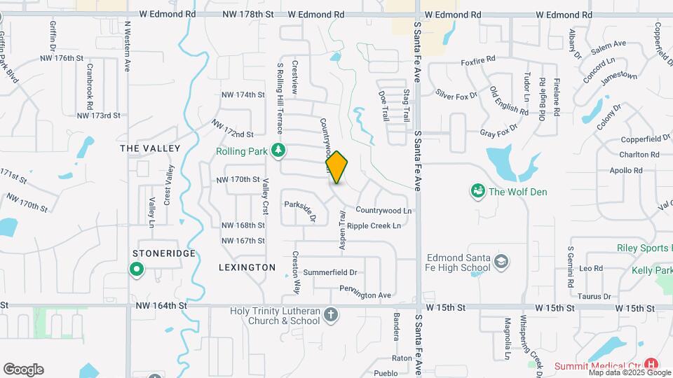 1108 Countrywood Ln Map and Location Details