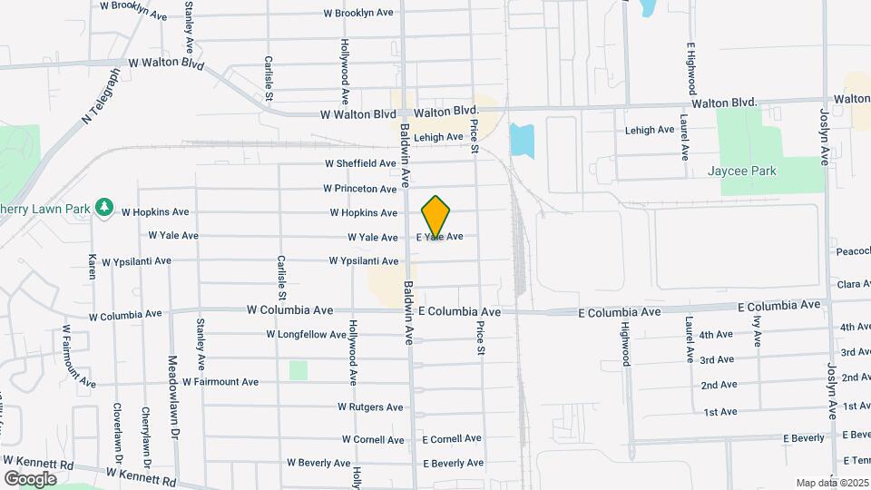 34 E Yale Ave Map and Location Details