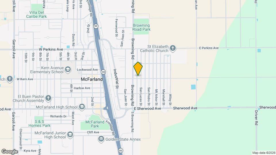 424 E Kern Ave Map and Location Details