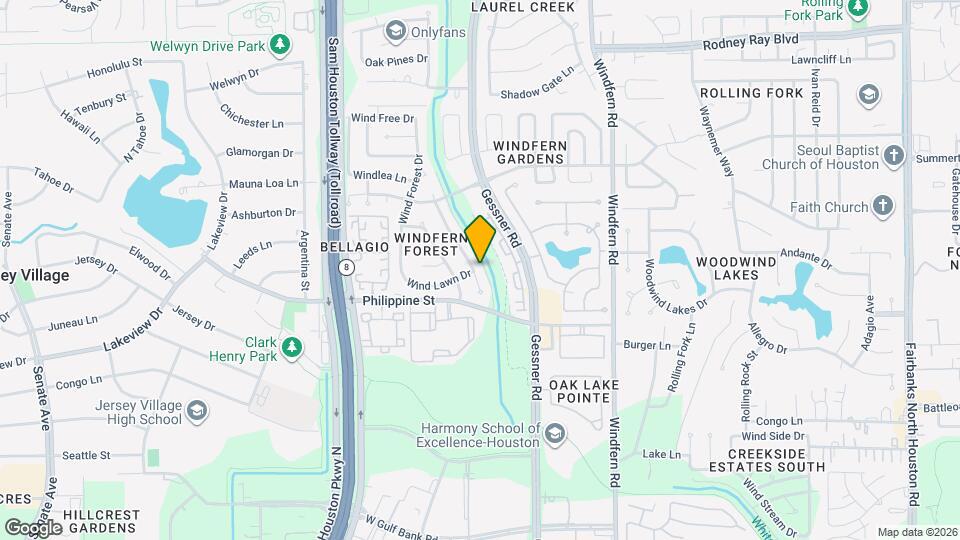 7926 Windy Creek Dr Map and Location Details