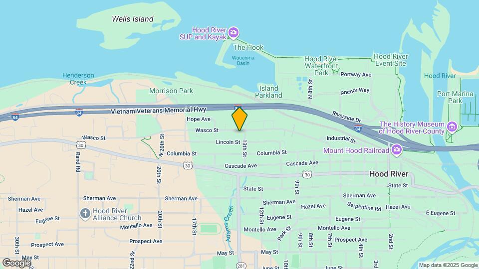 1307 Wasco St Map and Location Details