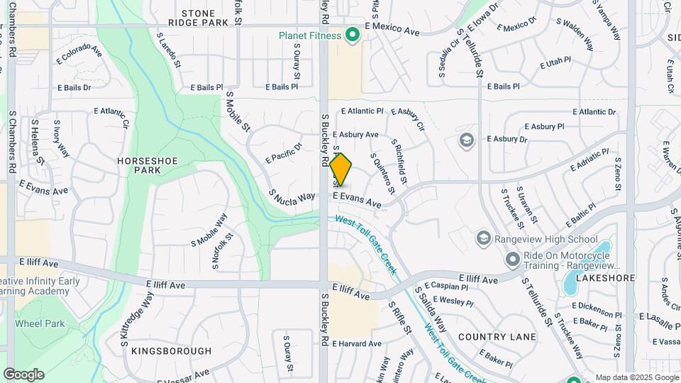 2094 S Pagosa St Map and Location Details