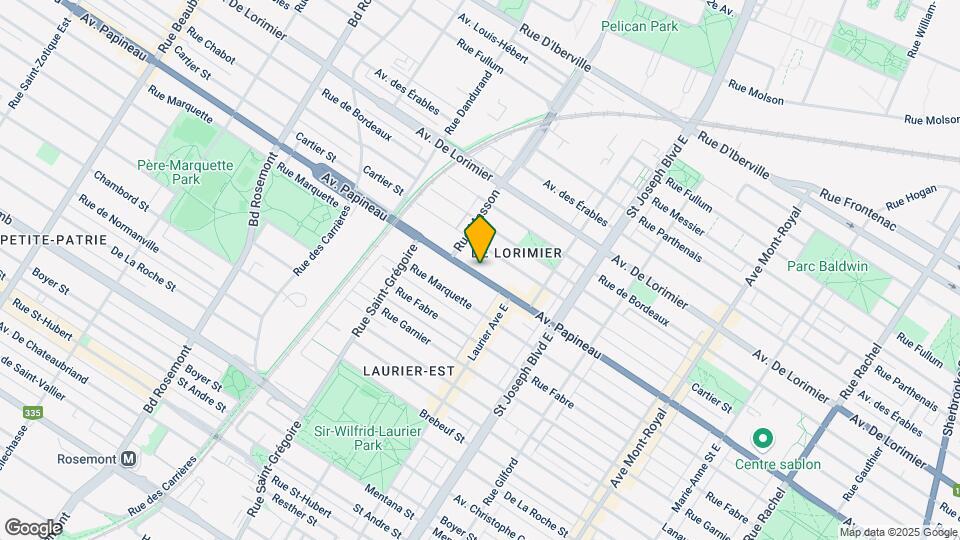 5279-5303 Papineau Av Map and Location Details