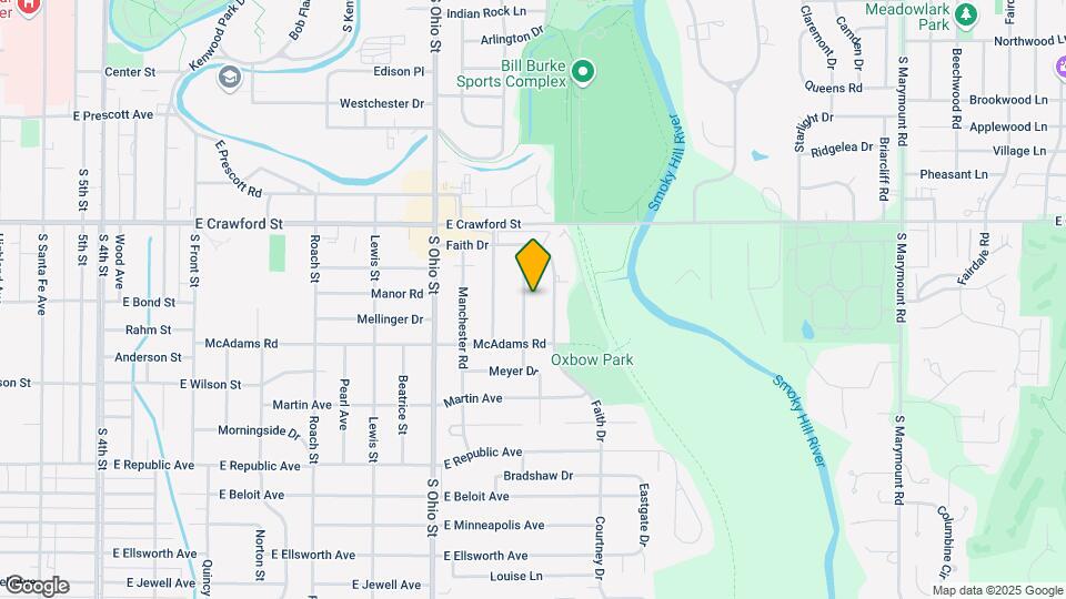 805 Meadowbrook Rd Map and Location Details