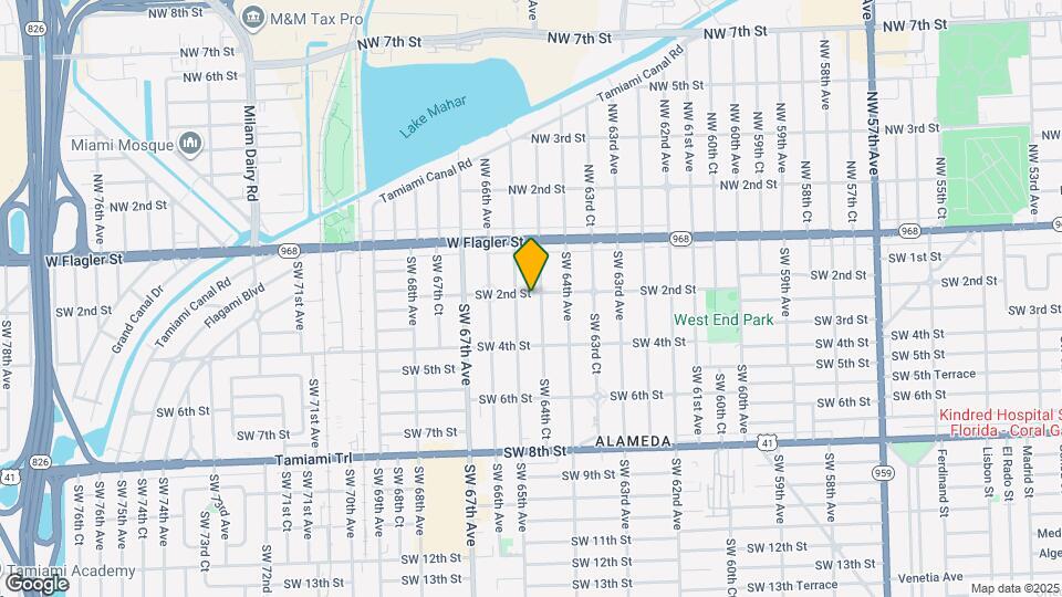 6460 SW 2nd St Map and Location Details