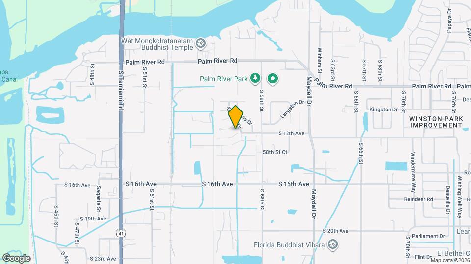 5618 S 12th Ave Map and Location Details