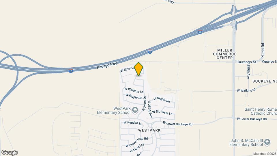 25768 W Ashley Dr Mapa y Detalles de la Ubicación