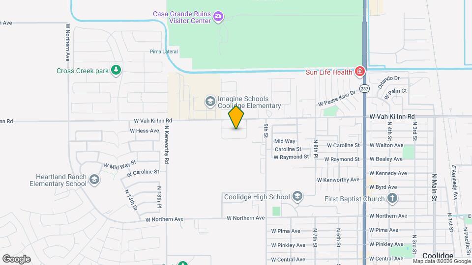 1019 W Hess Ave Map and Location Details