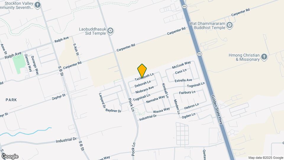 2658 Tecumseh Ln Map and Location Details