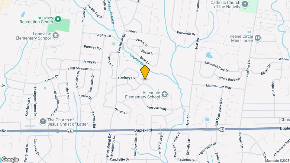 2260 Hayward Ln Map and Location Details