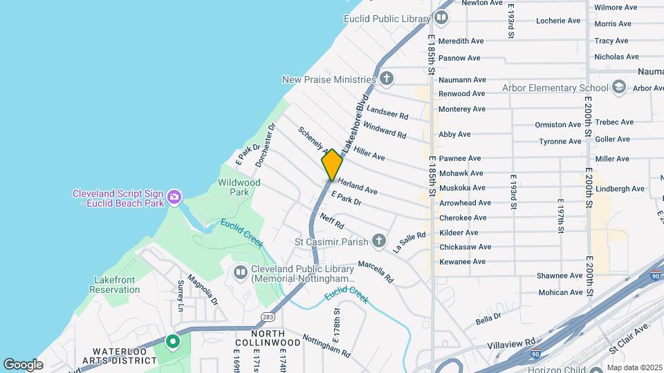 17864 Lake Shore Blvd Map and Location Details