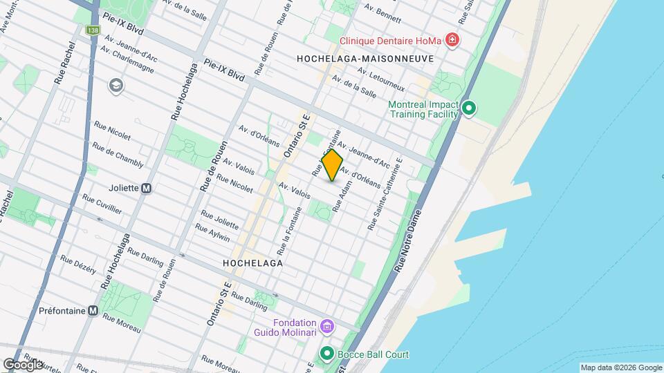 1642-1648 Bourbonnière Ave Map and Location Details