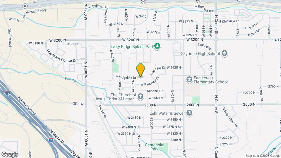 707 W Ridgeline Dr Map and Location Details