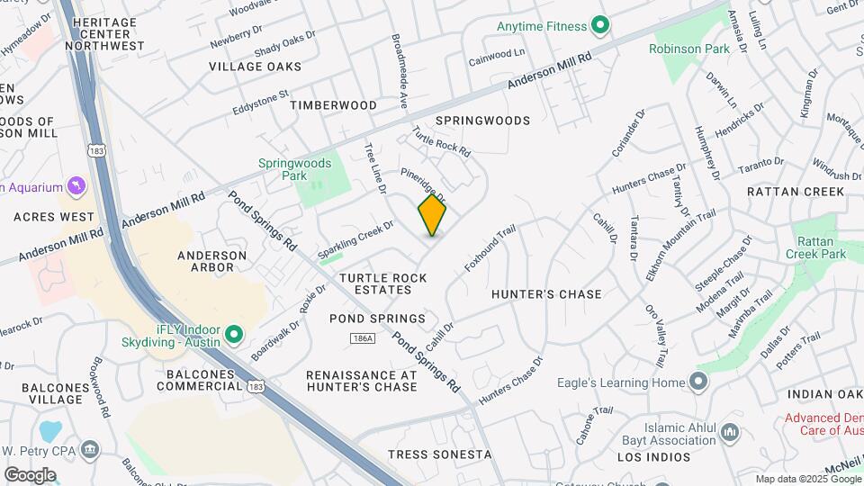 12401 Tree Line Dr Map and Location Details