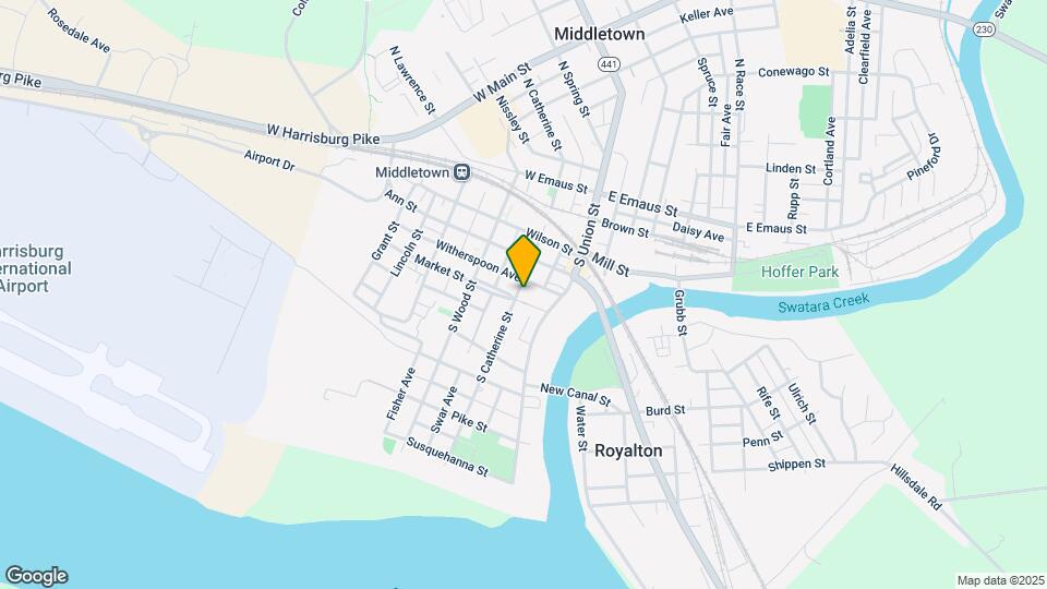 352 S Catherine St Map and Location Details