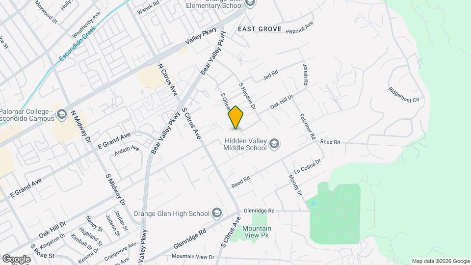 2526 Meadow Ln Map and Location Details