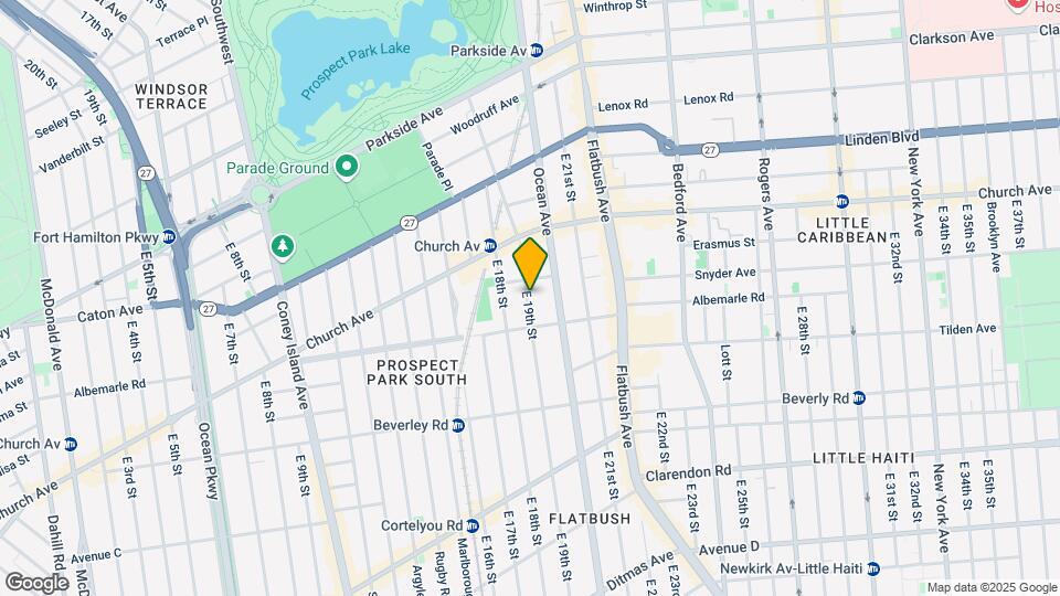 65 East 19th St Mapa y Detalles de la Ubicación