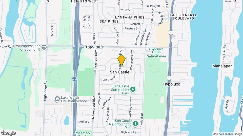 7226 San Castle Blvd Map and Location Details