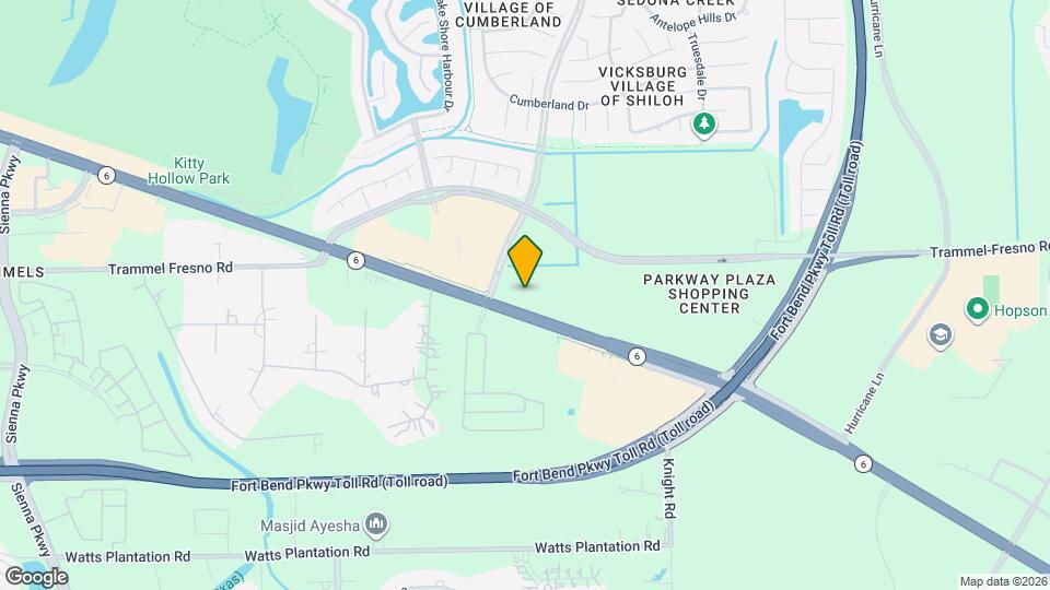 Territory at Missouri City Mapa y Detalles de la Ubicación