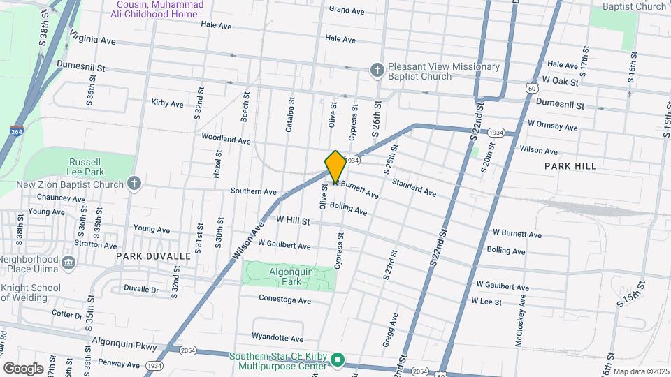 2630 W Burnett Ave Map and Location Details