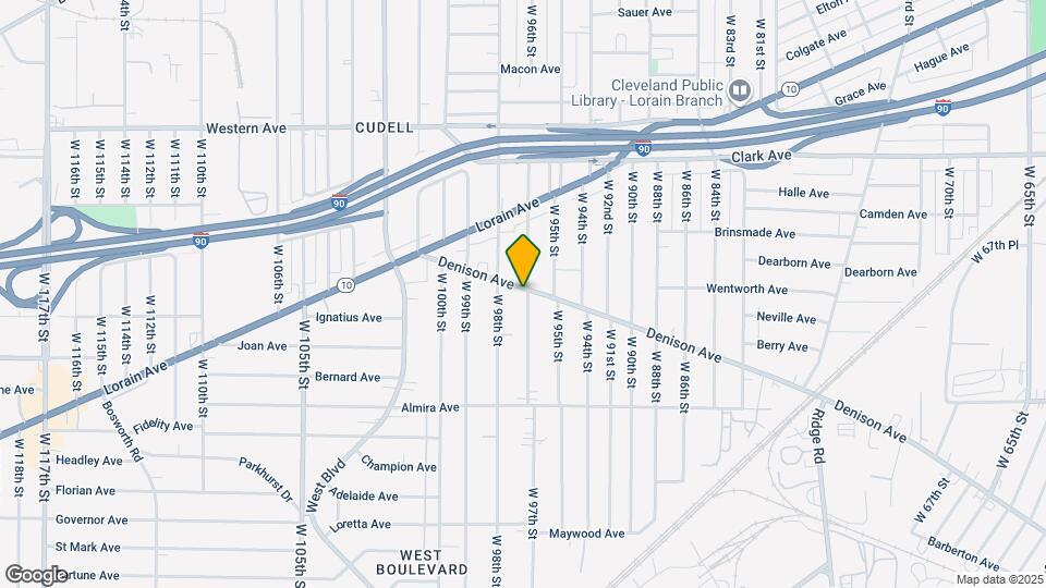 9701 Denison Ave, Unit Down Rear Mapa y Detalles de la Ubicación