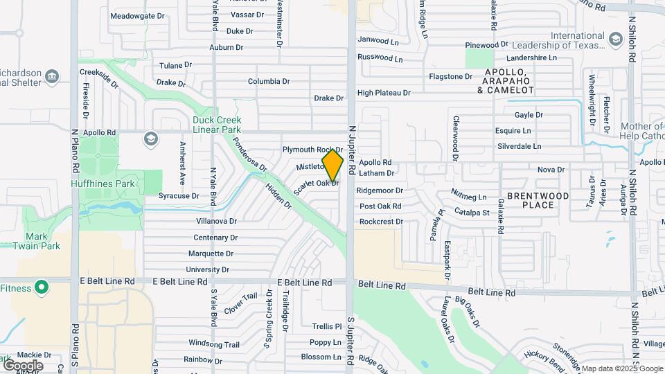 2108 Scarlet Oak Dr Map and Location Details